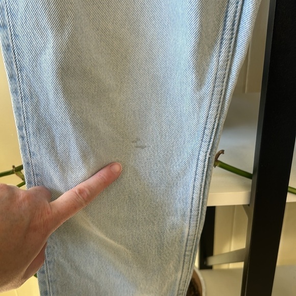 Boyish The Billy High Rise Skinny Jeans Light Wash Sunrise Rigid Denim Size 26 - Picture 5 of 16